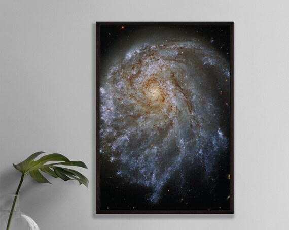 NGC 2276 Barred Spiral Galaxy Deep Space Telescope Astronomy Poster