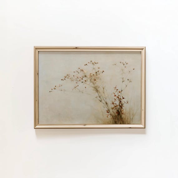Neutral Still Life Print Fall Art Cottagecore Autumn Wall Digital Download