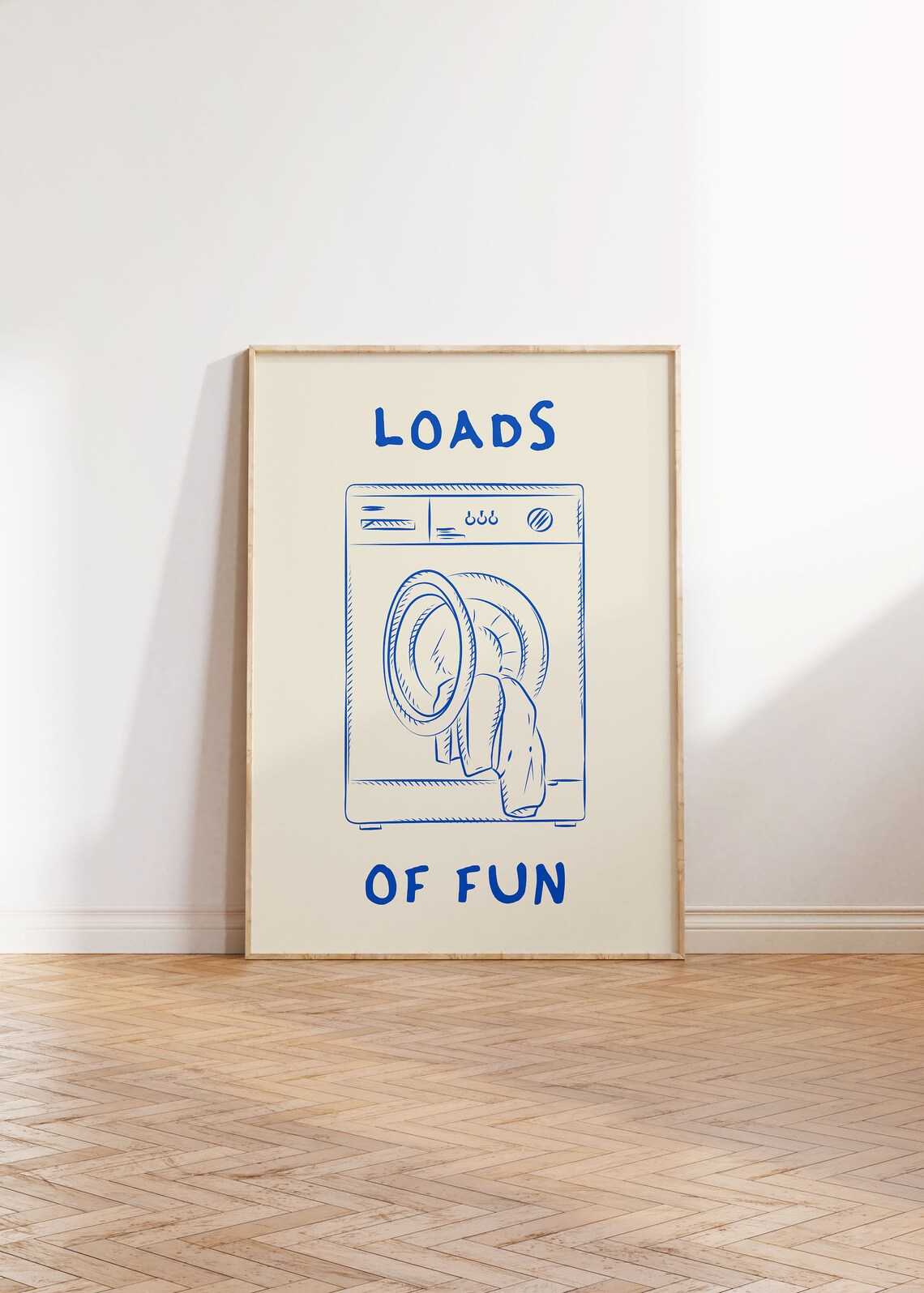 Loads Of Fun Laundry Room Funny Quote Art Print - Image 4