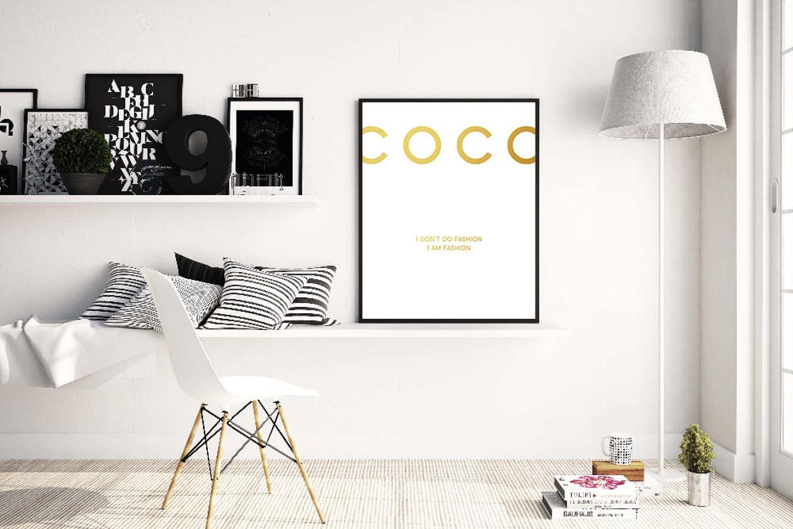 Classy Fabulous Beauty Fashion Poster Quote Prints Fashion Poster Fashion Quotes Fashion Decor Fashion Home Decor Files - Image 2