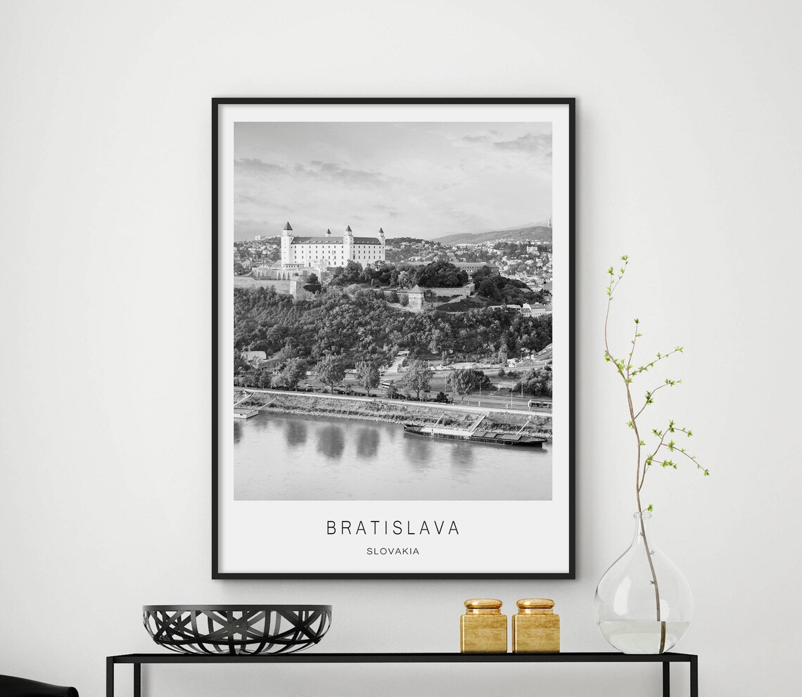 Bratislava Slovakia Poster Travel Poster Slovakia Print Slovakia Photography Cities Prints Home Decor Europe City Wall Art