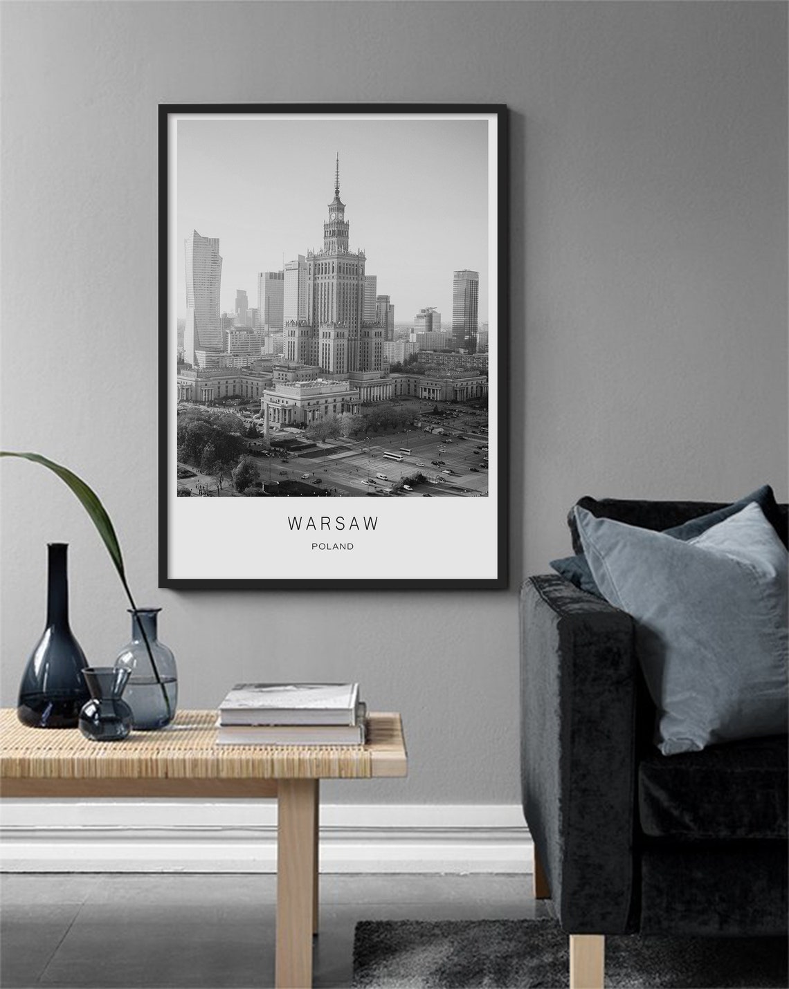 Warsaw Poland Warsaw Poster Warsaw Travel Poster Europe City Wall Art Travel Poster Cities Prints City Wall Art City Poster - Image 3