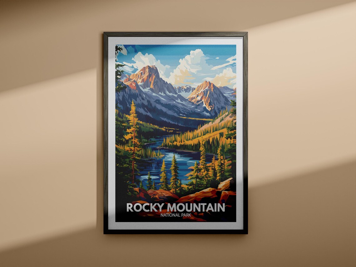 Rocky Mountain National Park, Travel Poster - Image 3