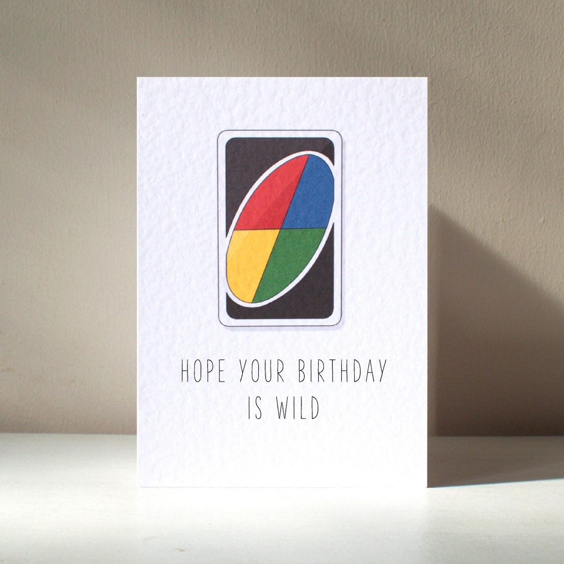 Hope Your Birthday Is Wild Card Game Wild Card Funny Pun Poster