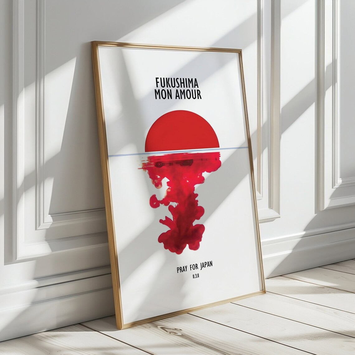 Fukushima Mon Amour Pray For Japan 11 3 11 Memorial Art Poster