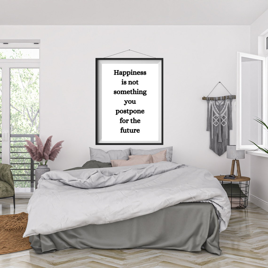 Happiness Is Not Something You Postpone For The Future Quote Poster - Image 4
