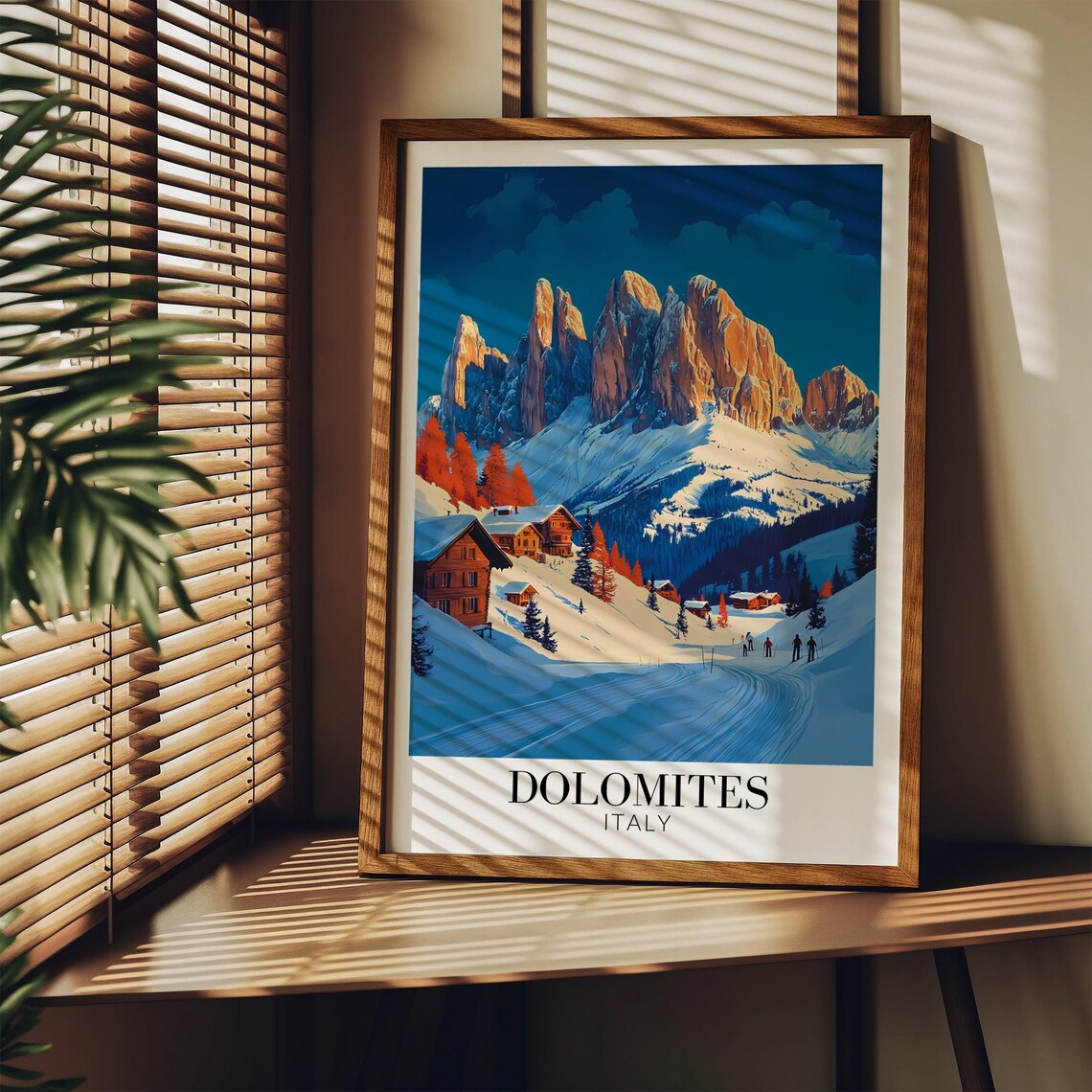 Dolomites Italy Travel Poster, Europe Wall Art - Image 4