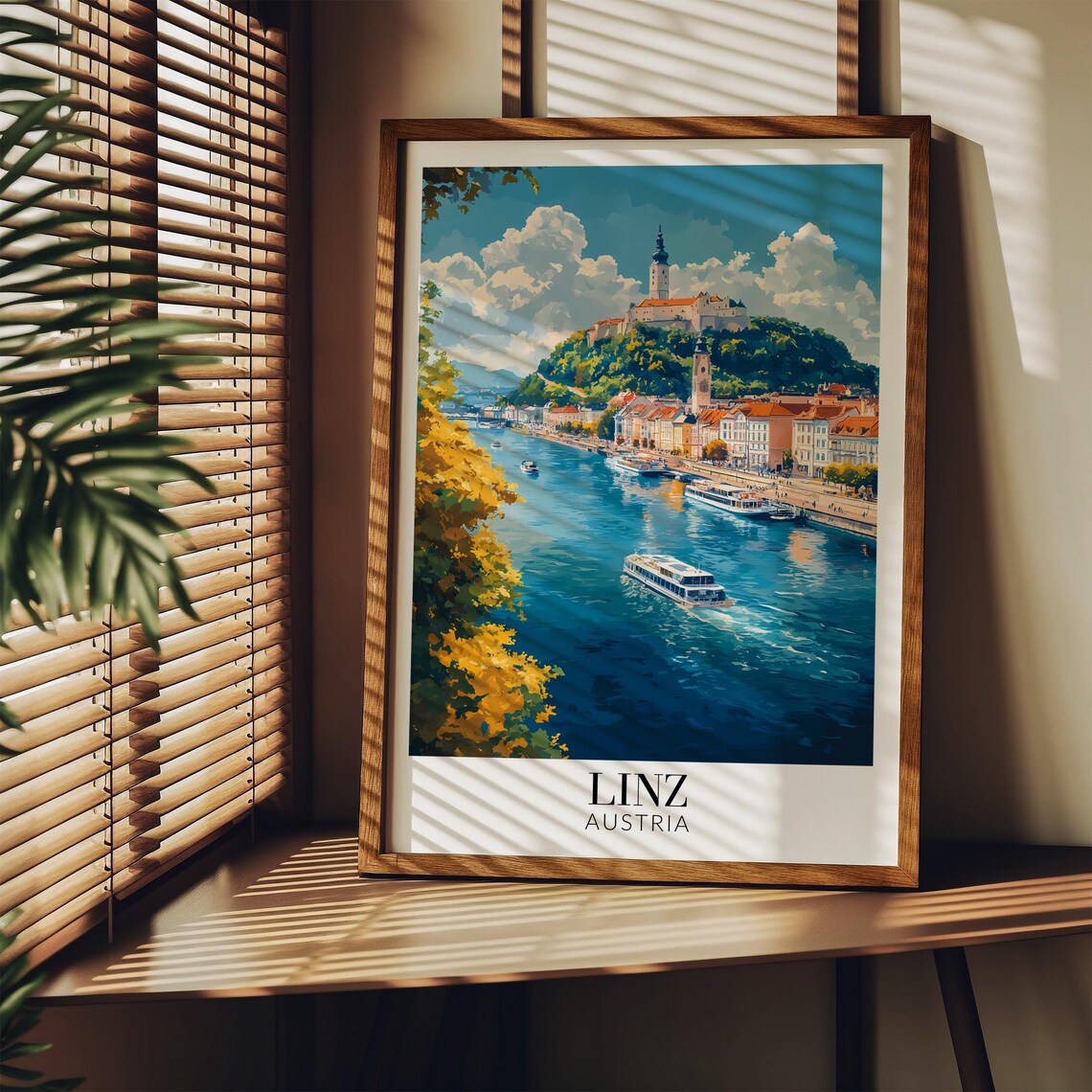 Linz Austria Travel Poster, Home Decor Art - Image 4