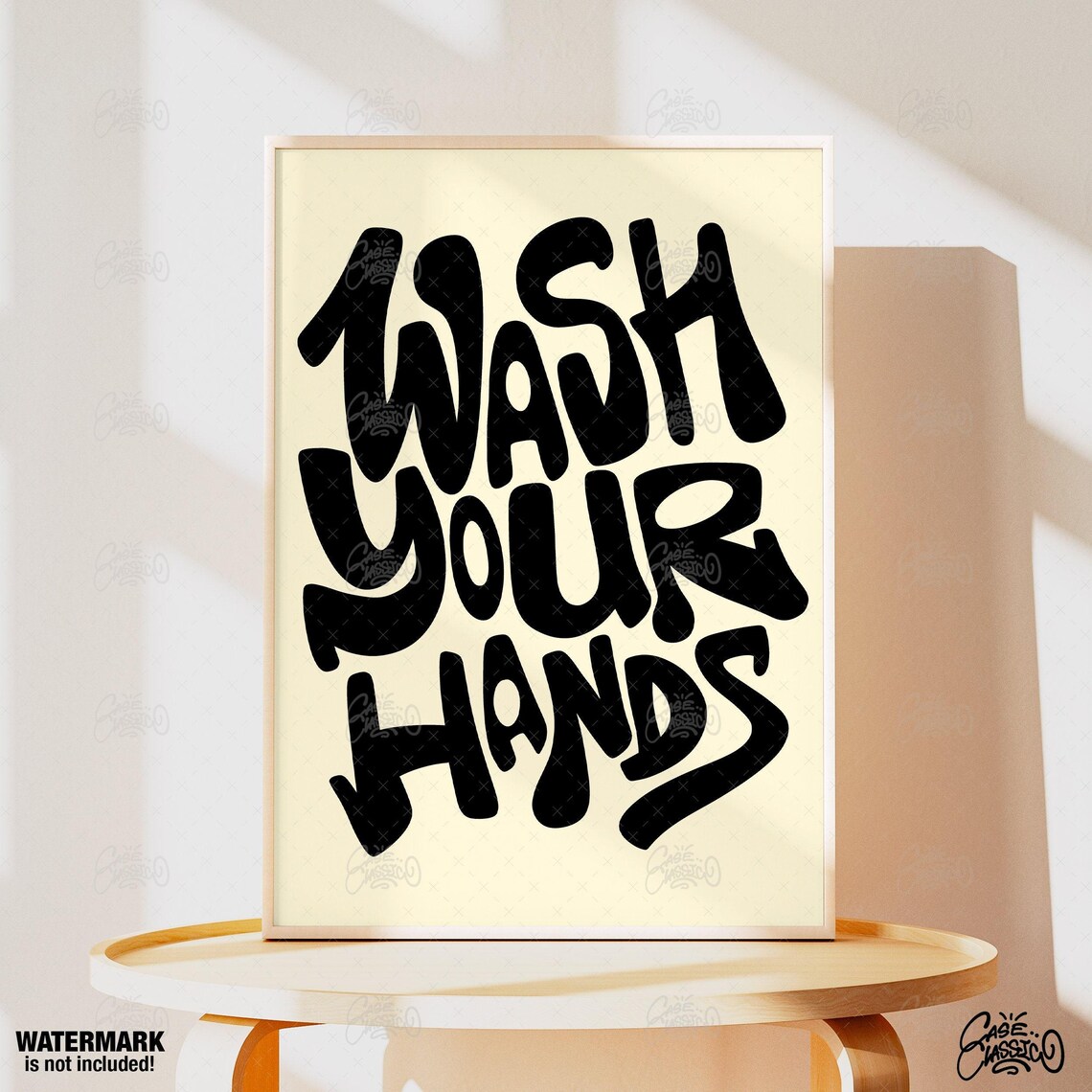 Wash Your Hands Bathroom Wall Decor Funny Bathroom Art Quote Print Indie Room Decor Funky Wall Art Toilet Prints Minimalist Wall Art