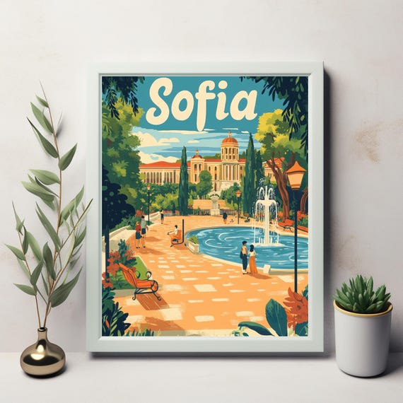 Sofia, Vibrant Park Scene With Classic Architecture