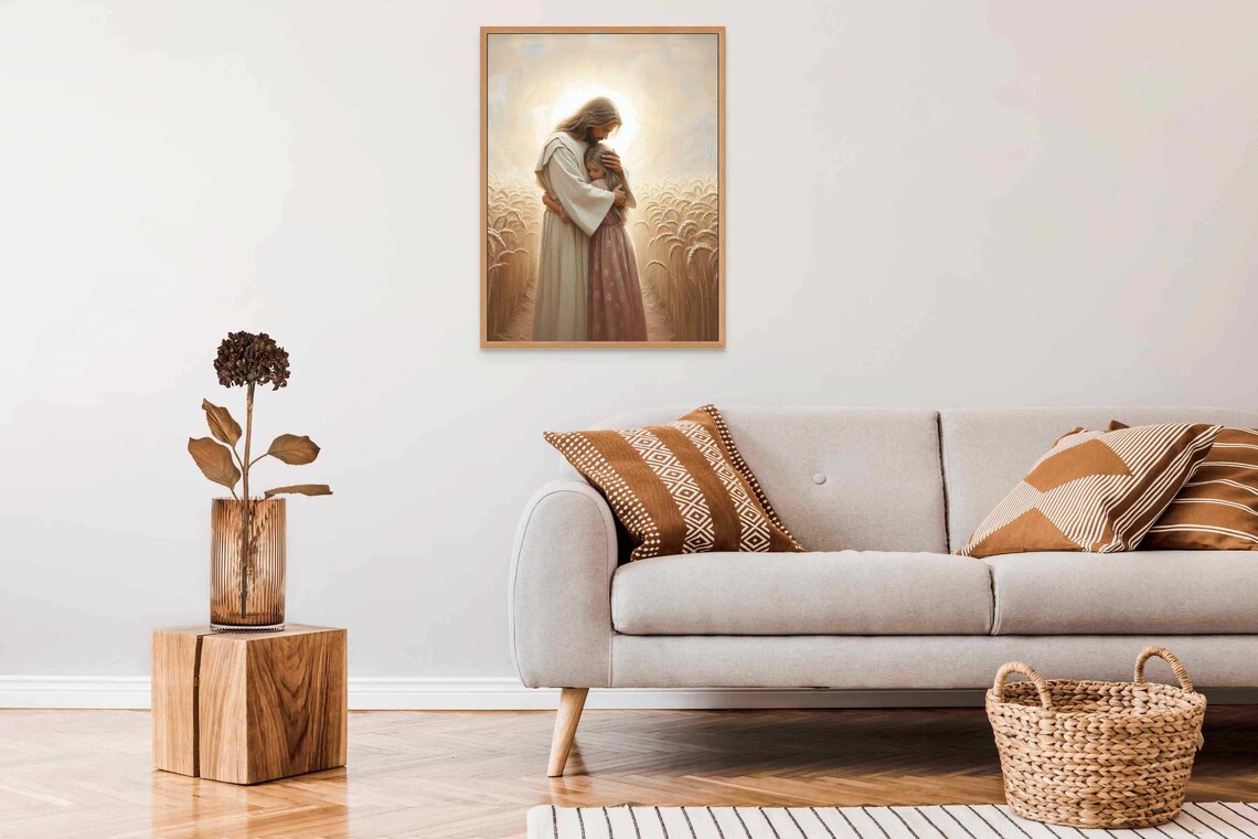 Learning To Trust Modern Christian Art Jesus With Girl Jesus Art Lds Art Bible Prints Jesus And Children Jesus Christ Art Jesus Jpg - Image 5