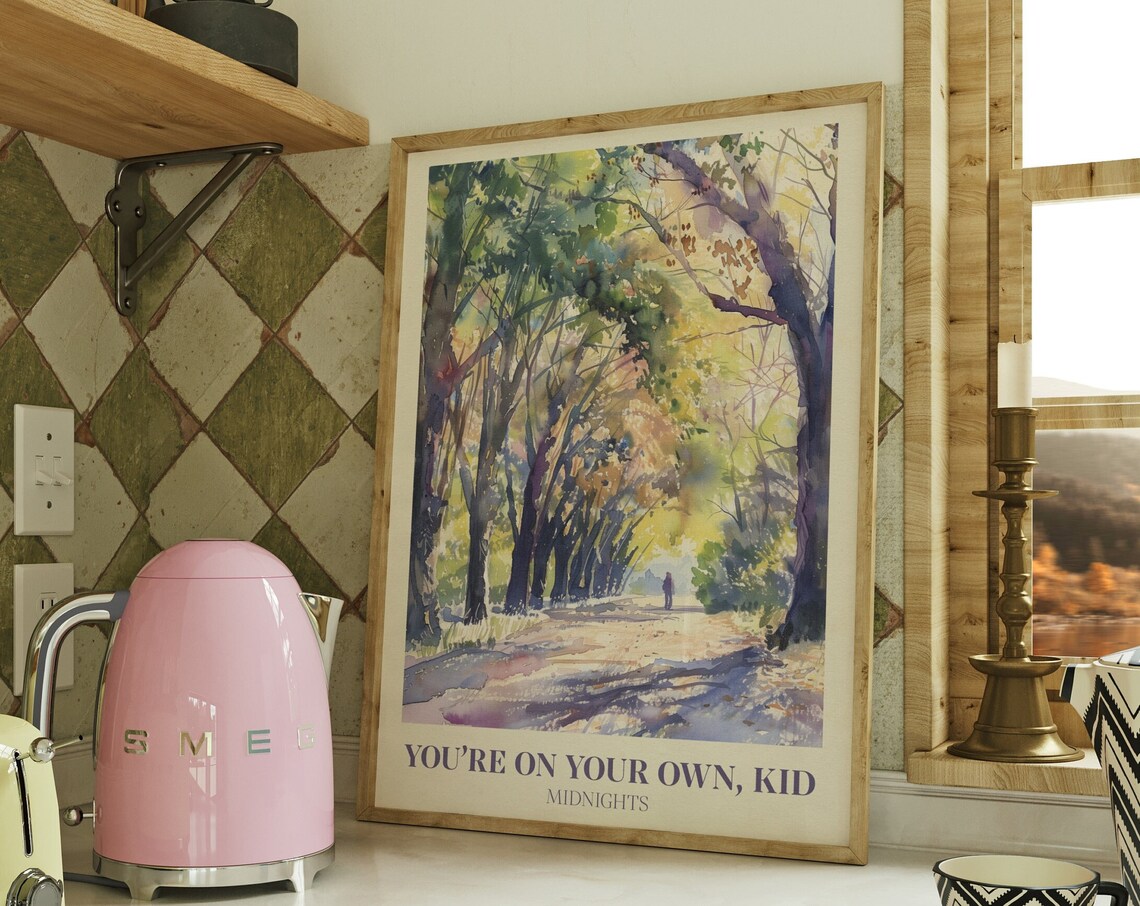 You’re On Your Own, Kid Art Print, Bedroom Decor
