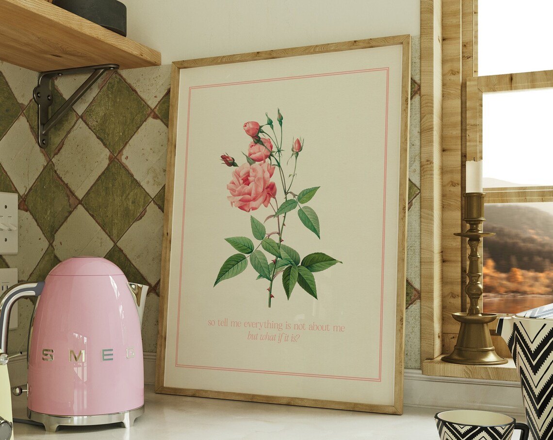 Whos Afraid Of Little Old Me Minimal Print, Music Wall Art