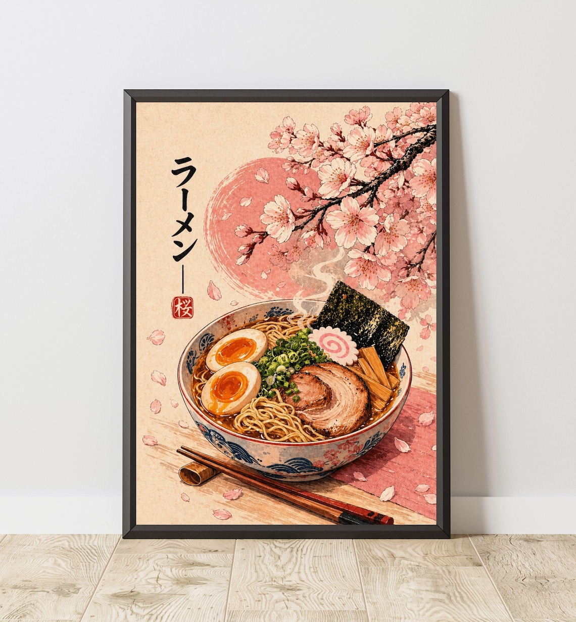 Japanese Ramen Print, Asian Kitchen Decor