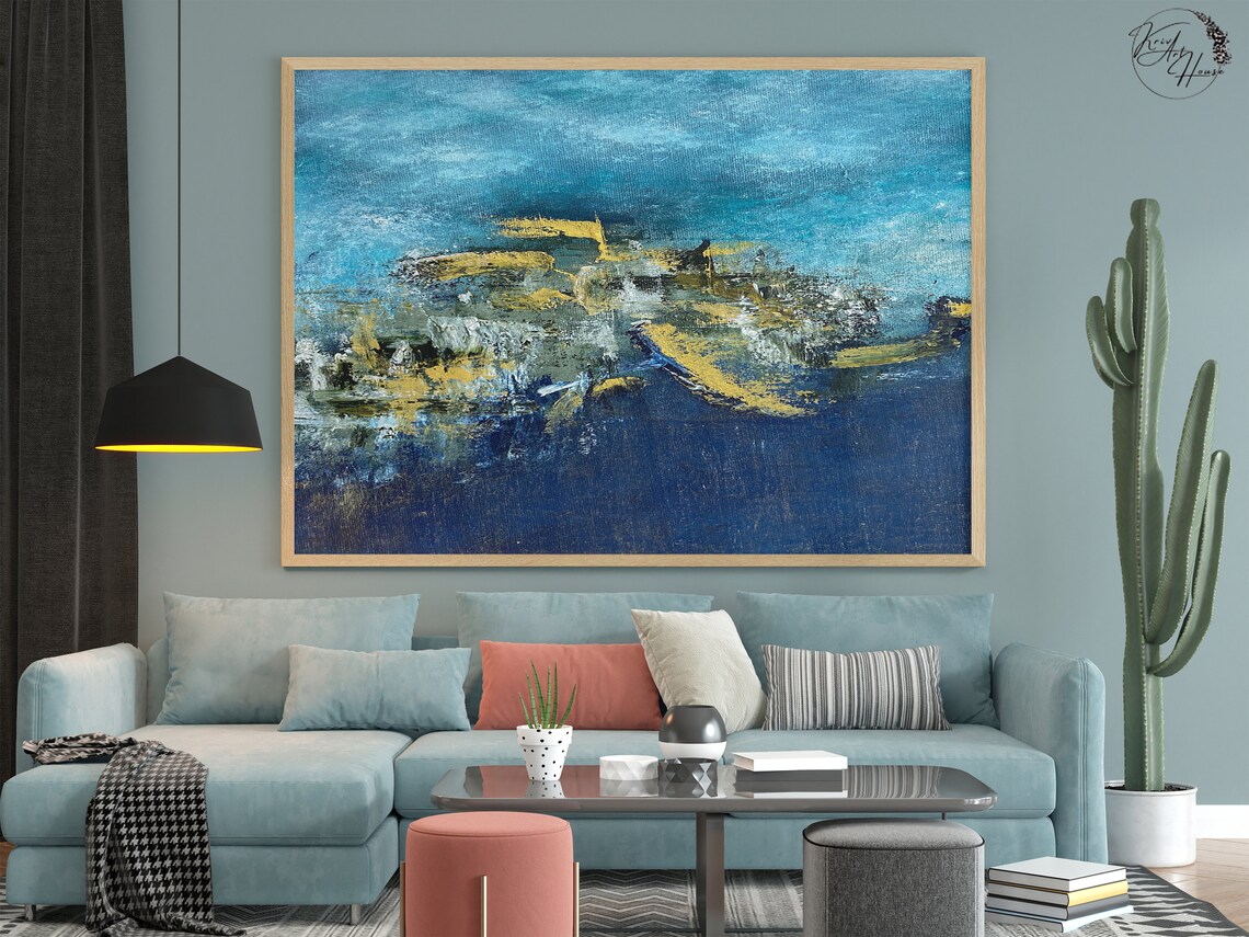 Abstract Cruise Ship Art Print, Modern Wall Decor - Image 3