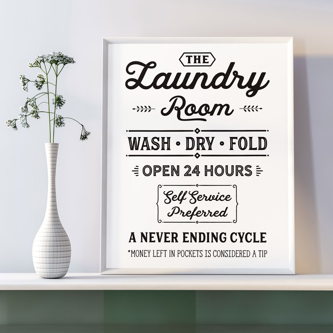 Laundry Room Sign, Laundry Room Decor - Image 2