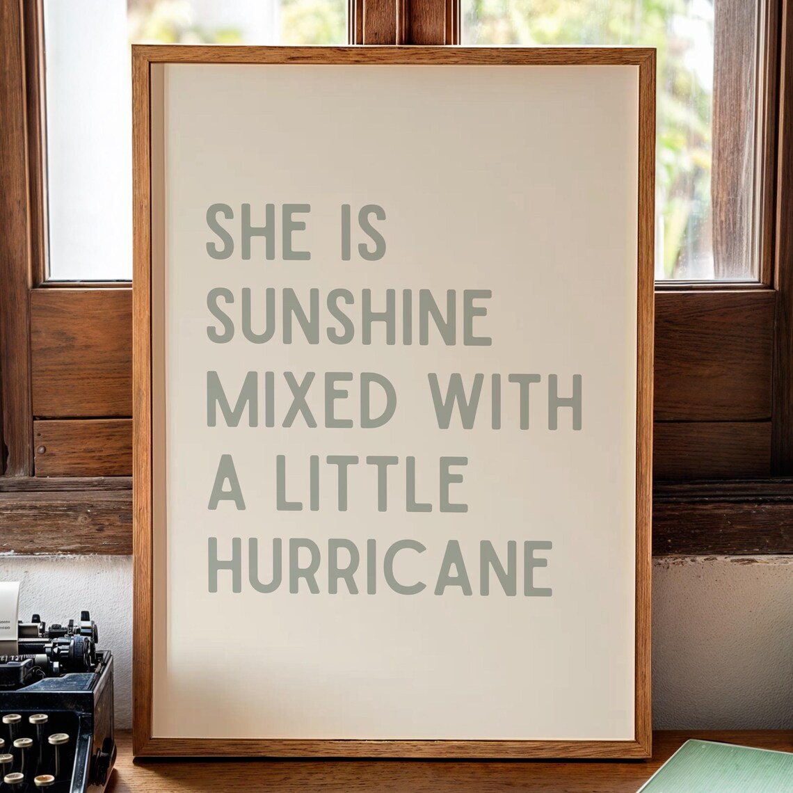 She Is Sunshine, Bohemian Kids Room Poster