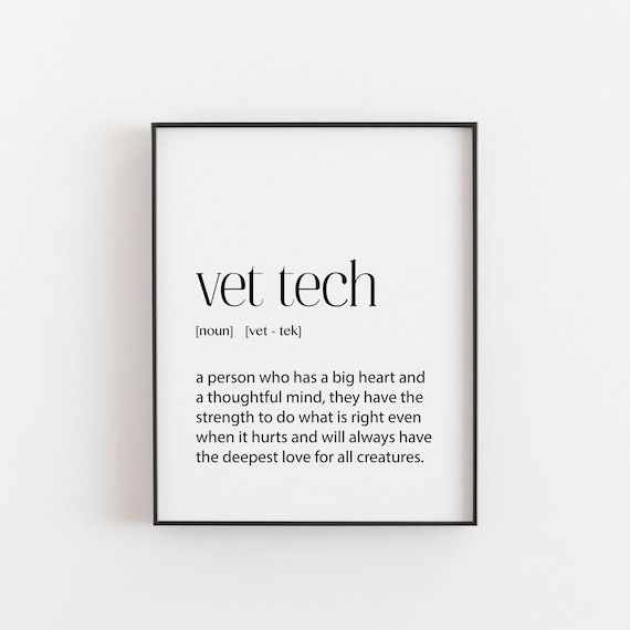 Vet Tech Gift, Veterinary Technician Birthday Present