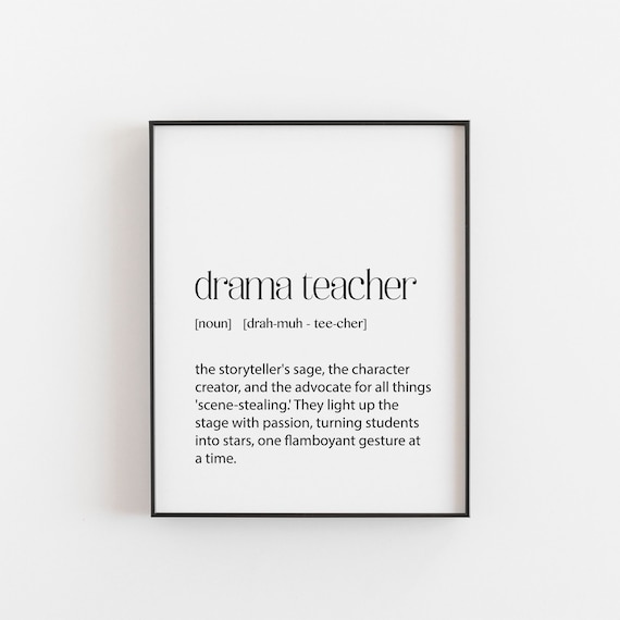 Music Teacher Gift Dictionary Print Ideas Office Wall Art Piano Guitar Definition