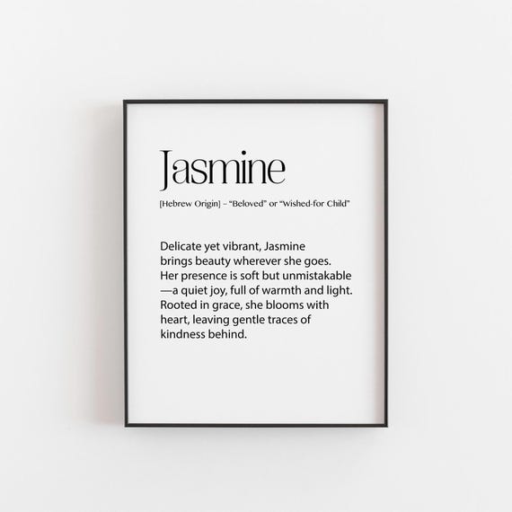 Mary Name Meaning Print Personalized Wall Art For Nursery Or Baby Girl Beloved Child Definition Gift Minimalist Decor Birthday