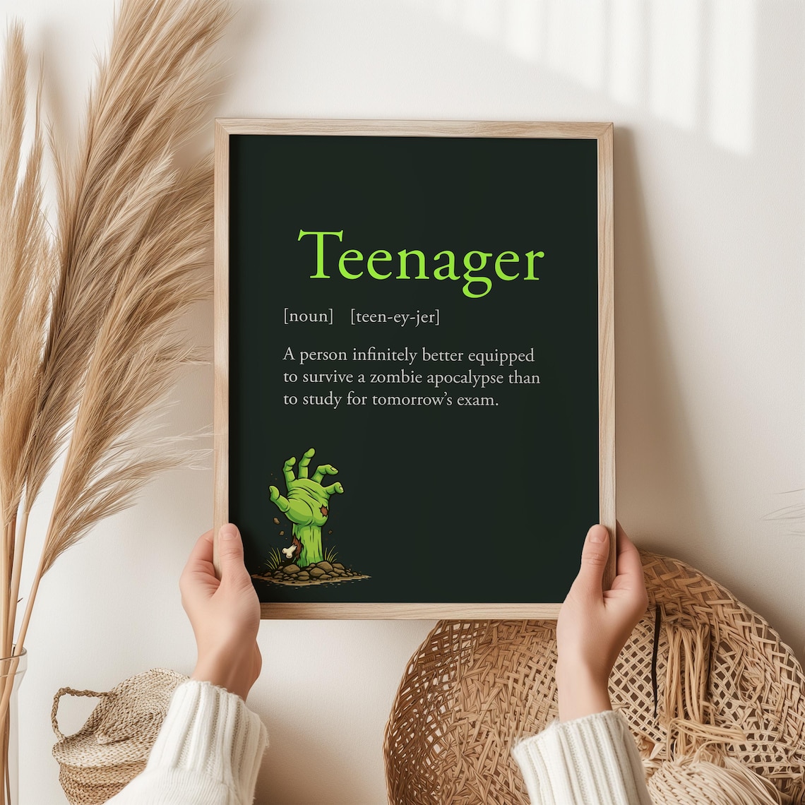 Teenager Definition, Funny Birthday Gift For Teen Art Print