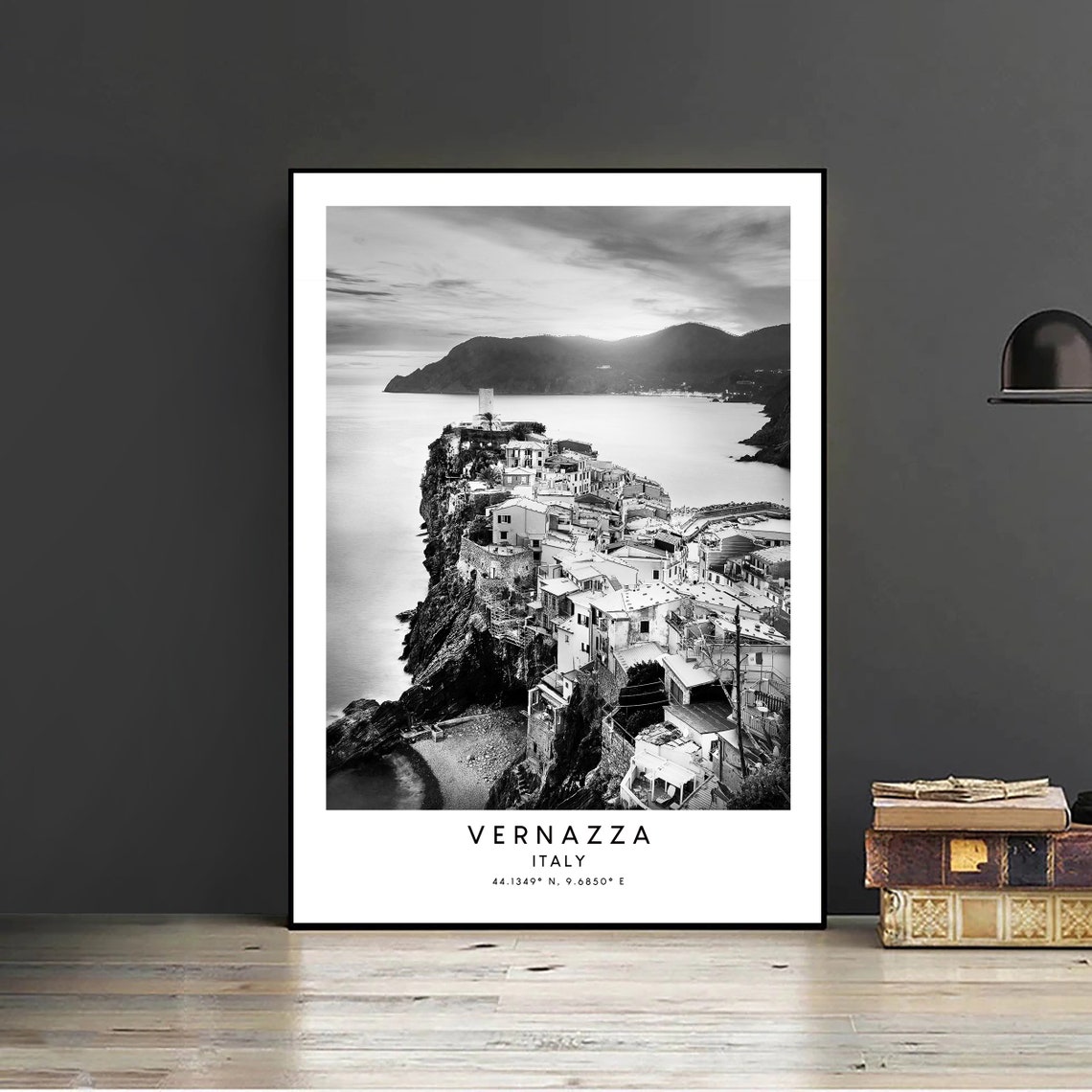 Vernazza Travel Print Vernazza Poster Minimalist Vernazza Wall Art Vernazza Wall Dcor Vernazza Italy Poster Vernazza Gift Print - Image 2