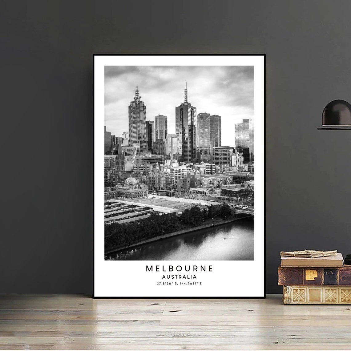 Melbourne Travel Print, Minimalist Australia Poster - Image 2