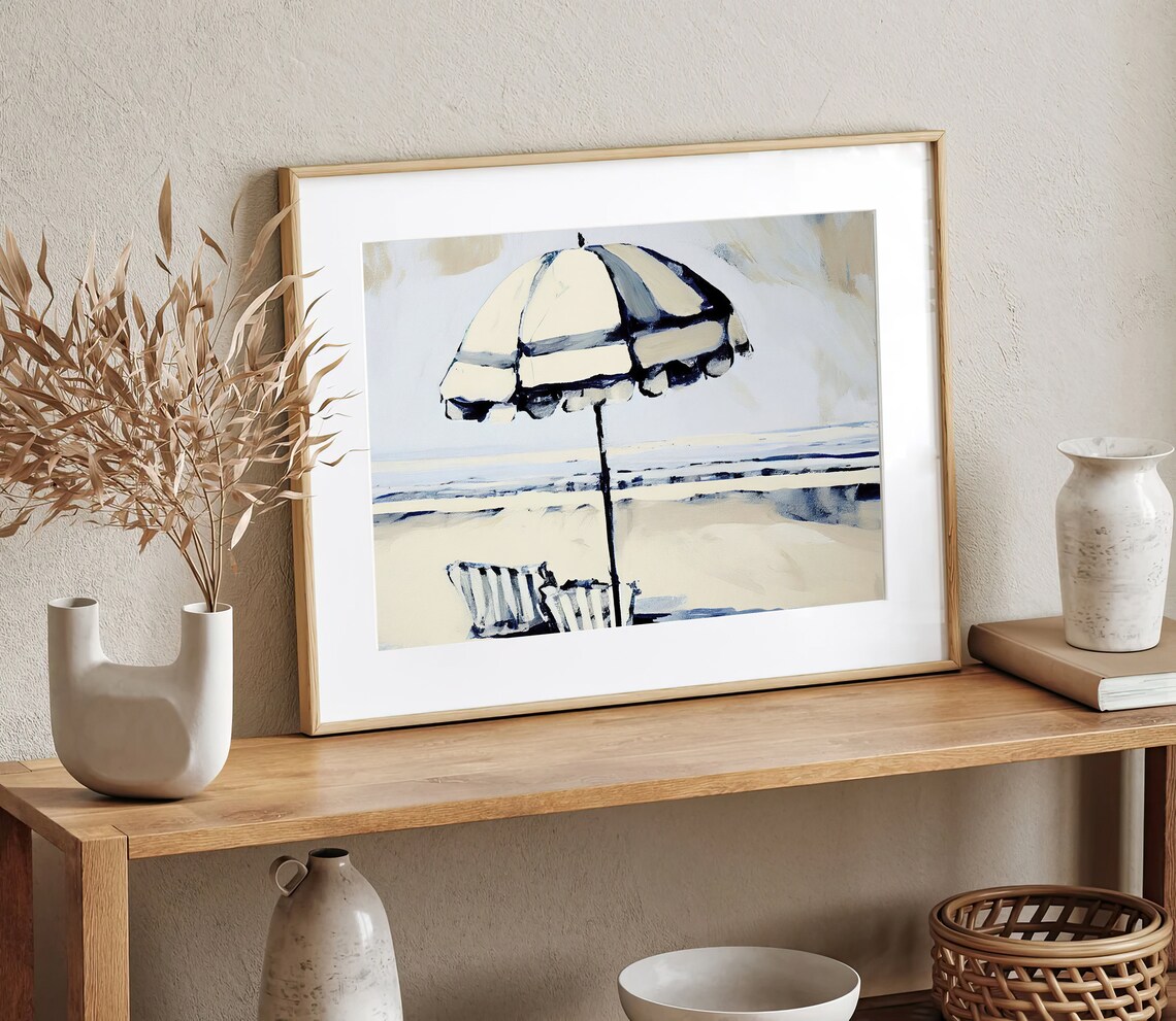 Destin Beach Painting, Florida Coastal Landscape Art Print - Image 4