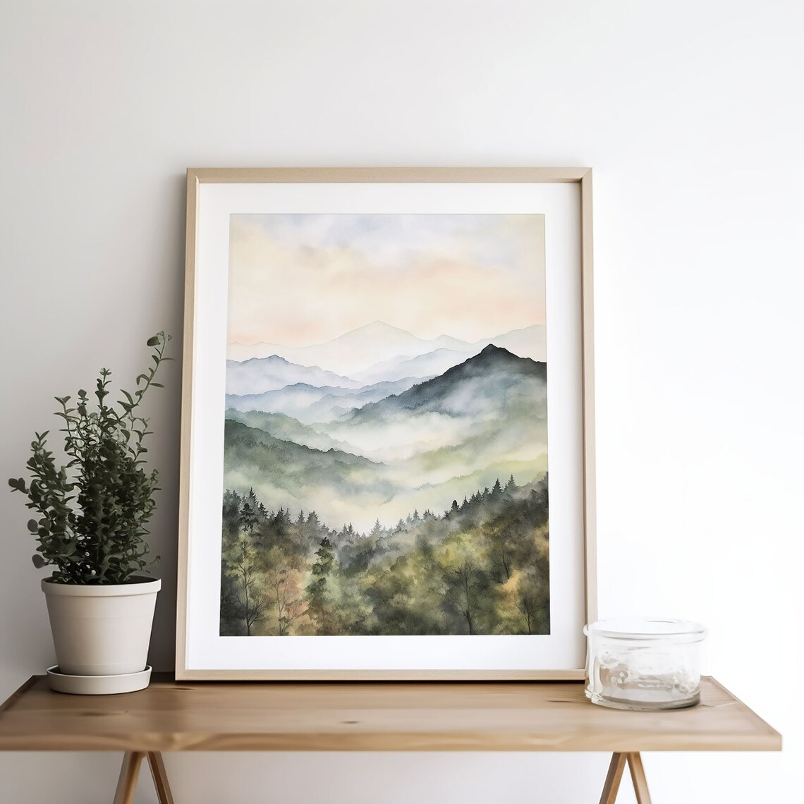 Bitterroot Range Idaho Mountain Landscape Art Print - Image 5
