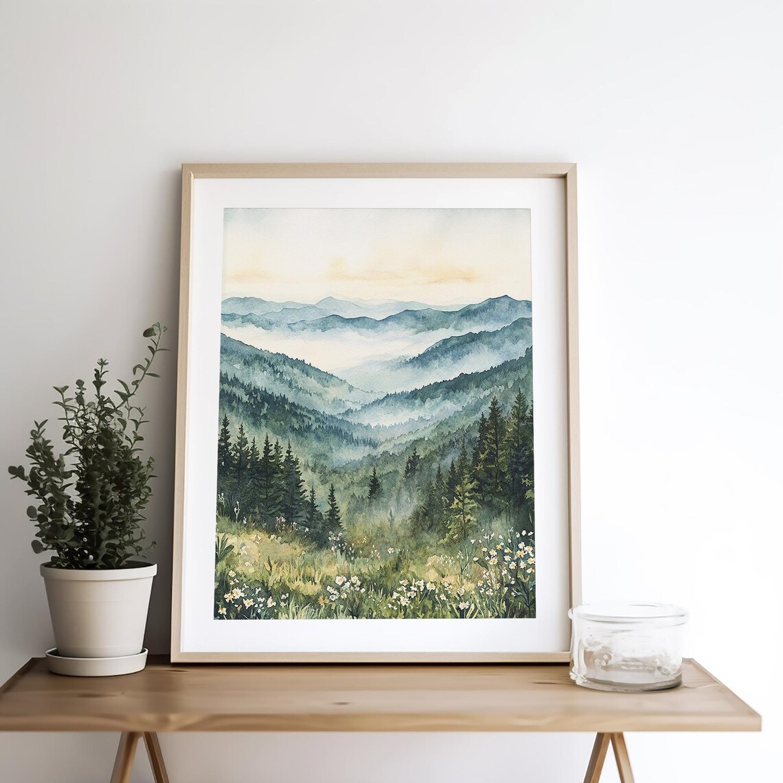Blue Ridge Mountains North Carolina Wall Art Print - Image 4
