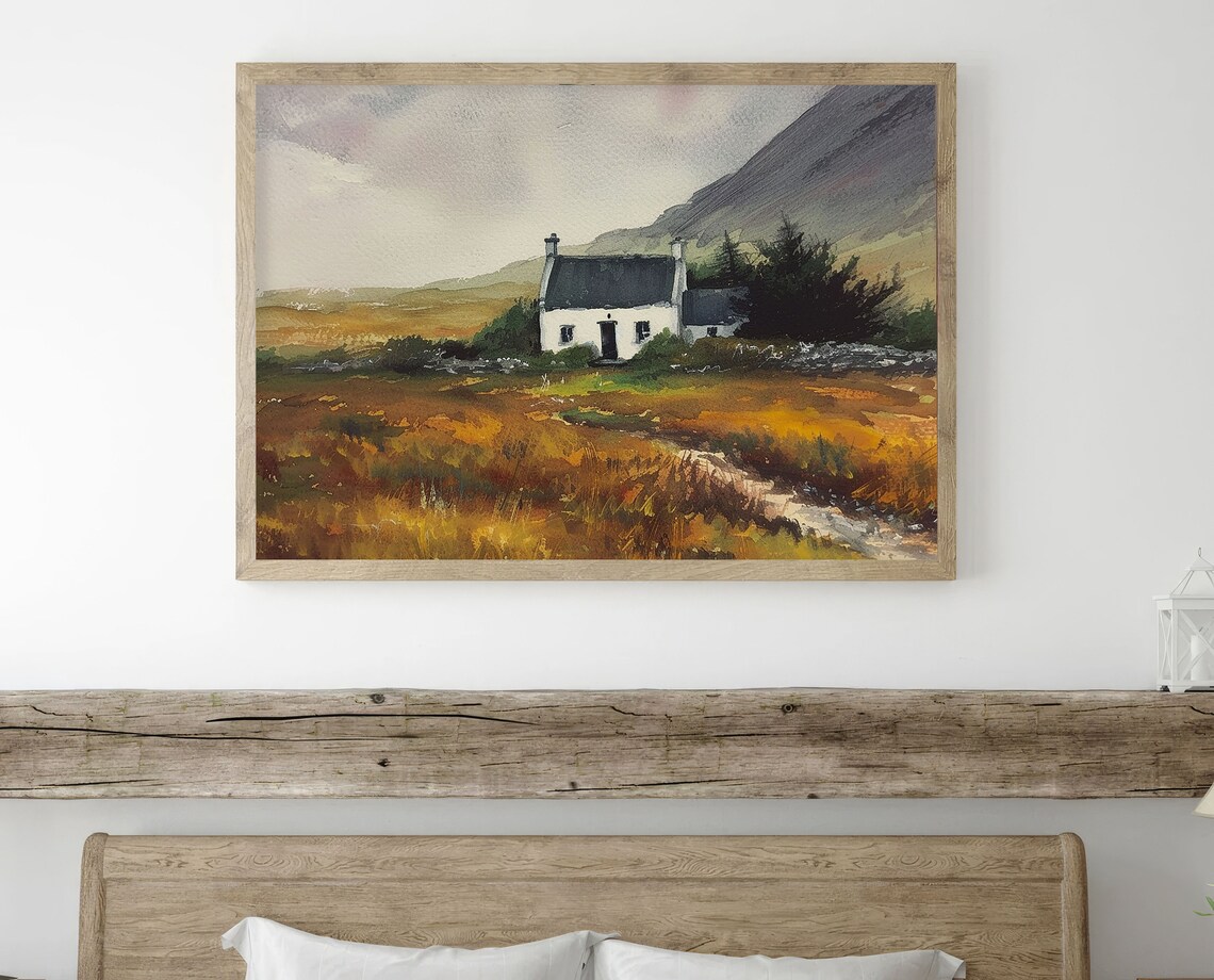 Slieve League County Donegal Art Print, Irish Cottage - Image 4