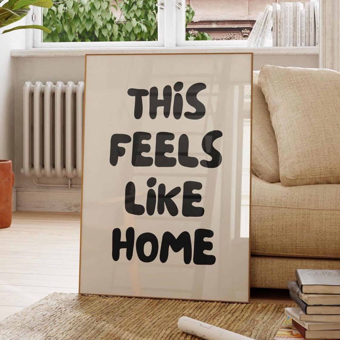 This Feels Like Home Art Print, Trendy Decor