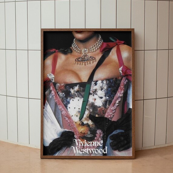 Vivienne Westwood Corset Runway Fashion Photography Wall Poster