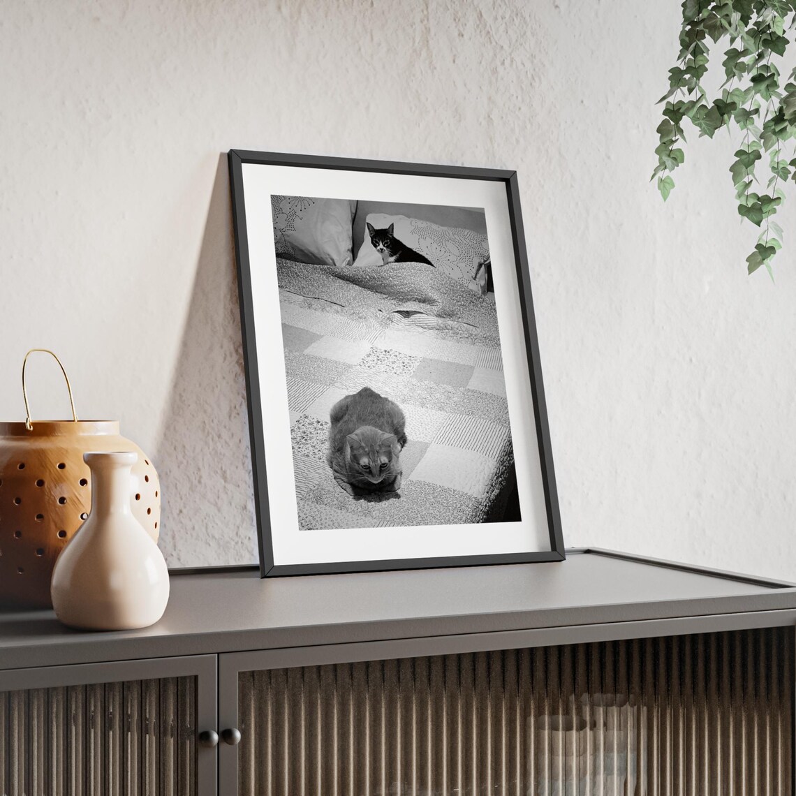 Funny Cat Photograph, Bedroom Decor - Image 2