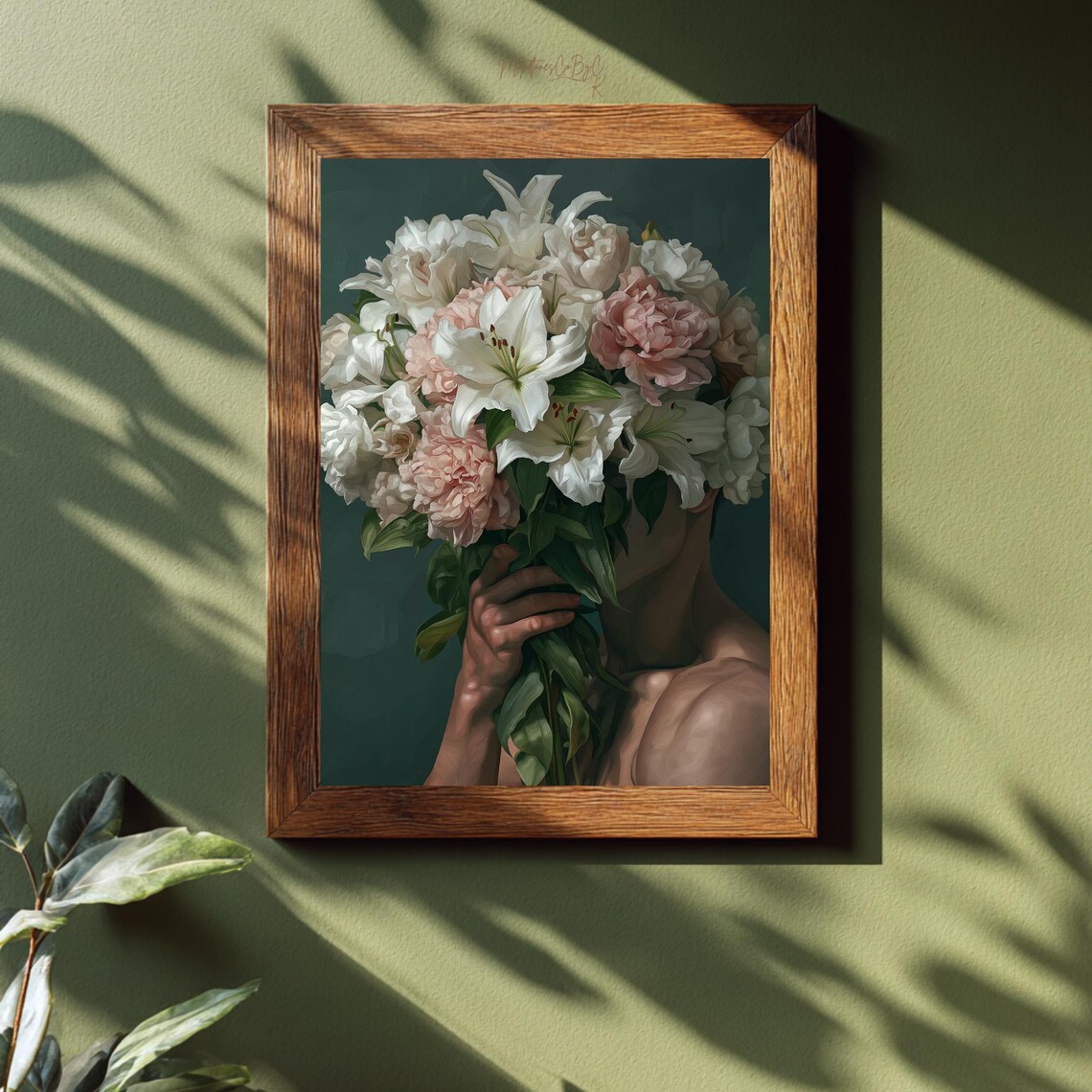 Queer Floral Art Print, Modern Minimalist Poster