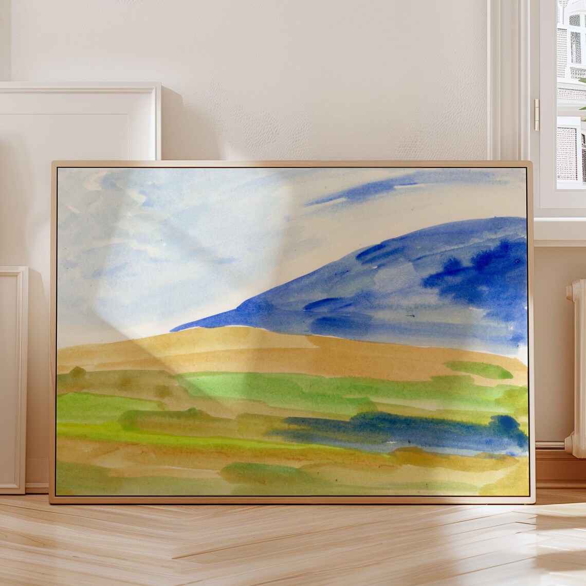 Colorful Abstract Scenery Acrylic Painting Art Print