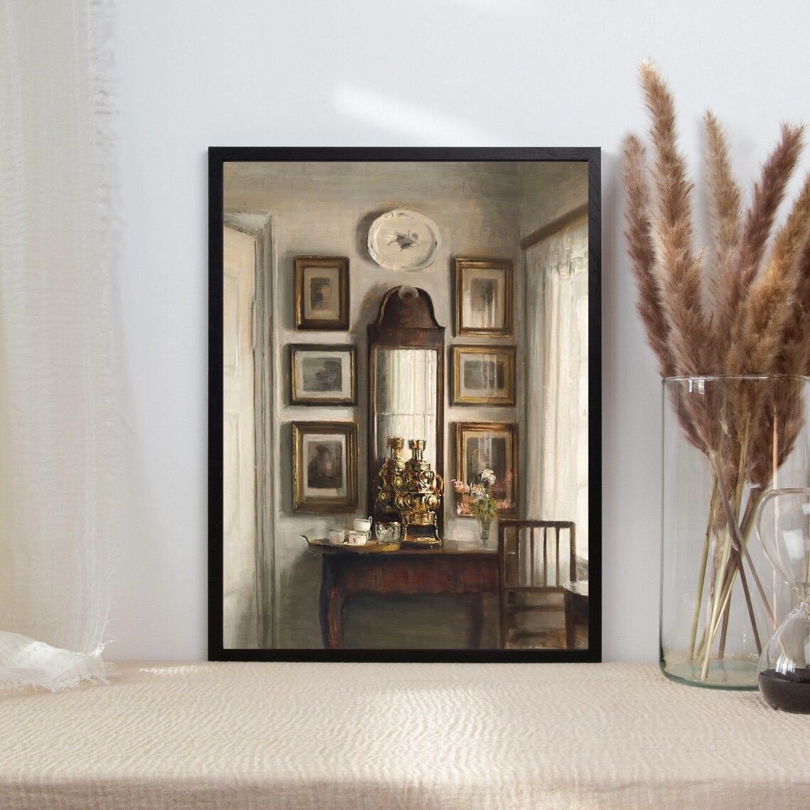 Moody Still Life, Vintage Neutral Wall Art Print - Image 2