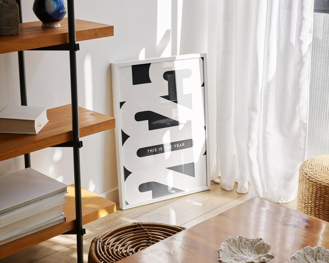2025 New Year Motivational Typography Art Print - Image 7