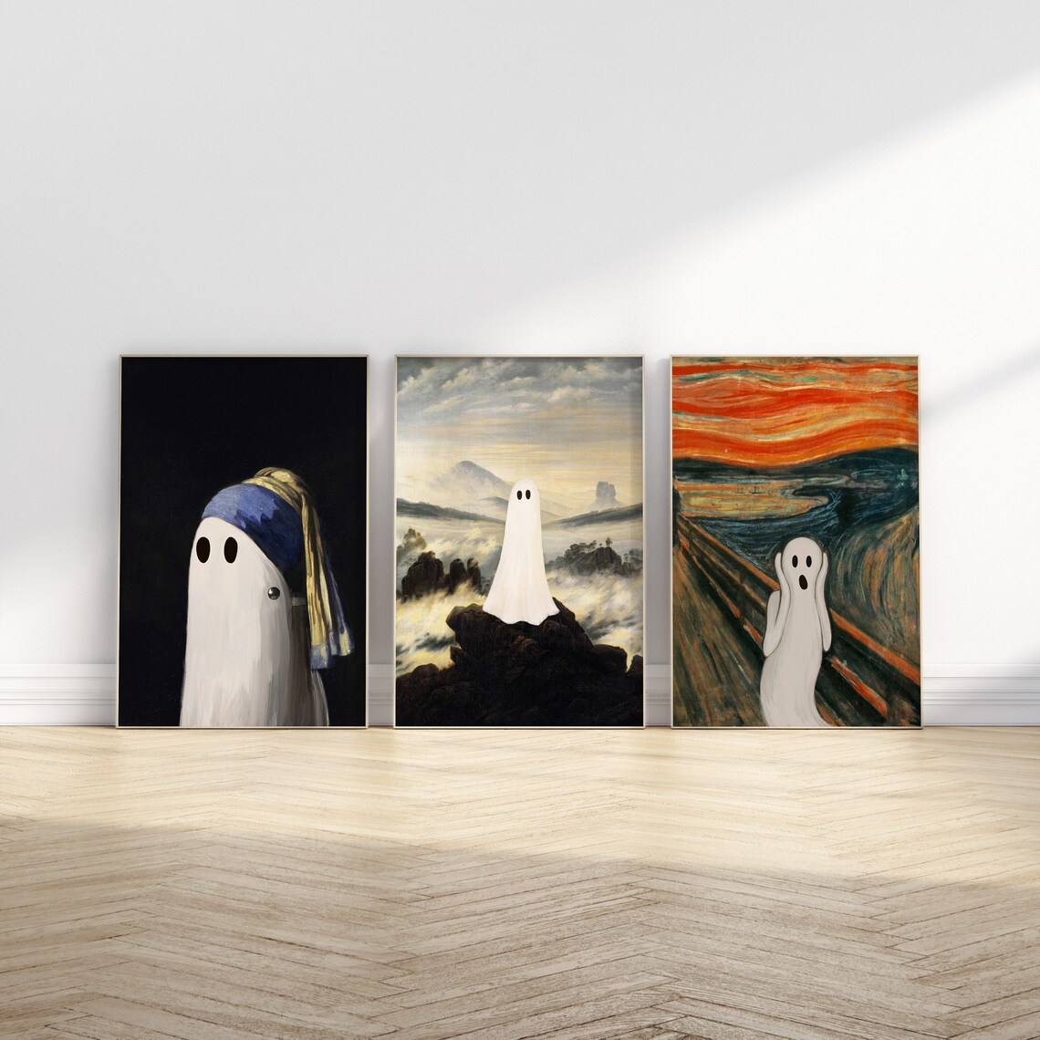 Vintage Halloween Gallery Wall Prints Set, Gothic Autumn - Image 7