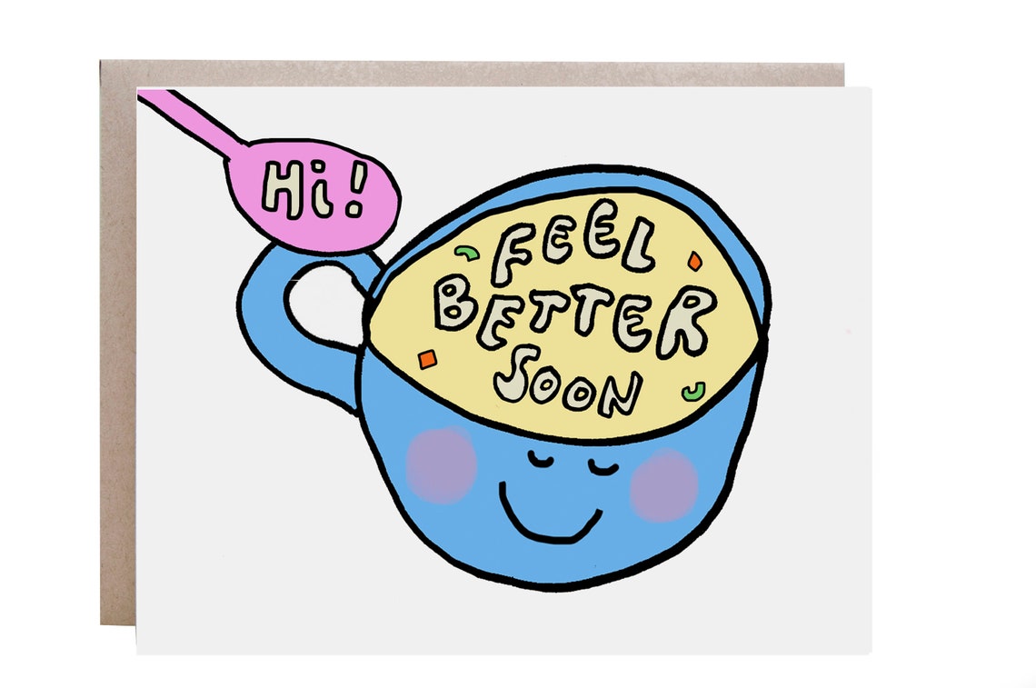 Feel Better Get Well Soon Card
