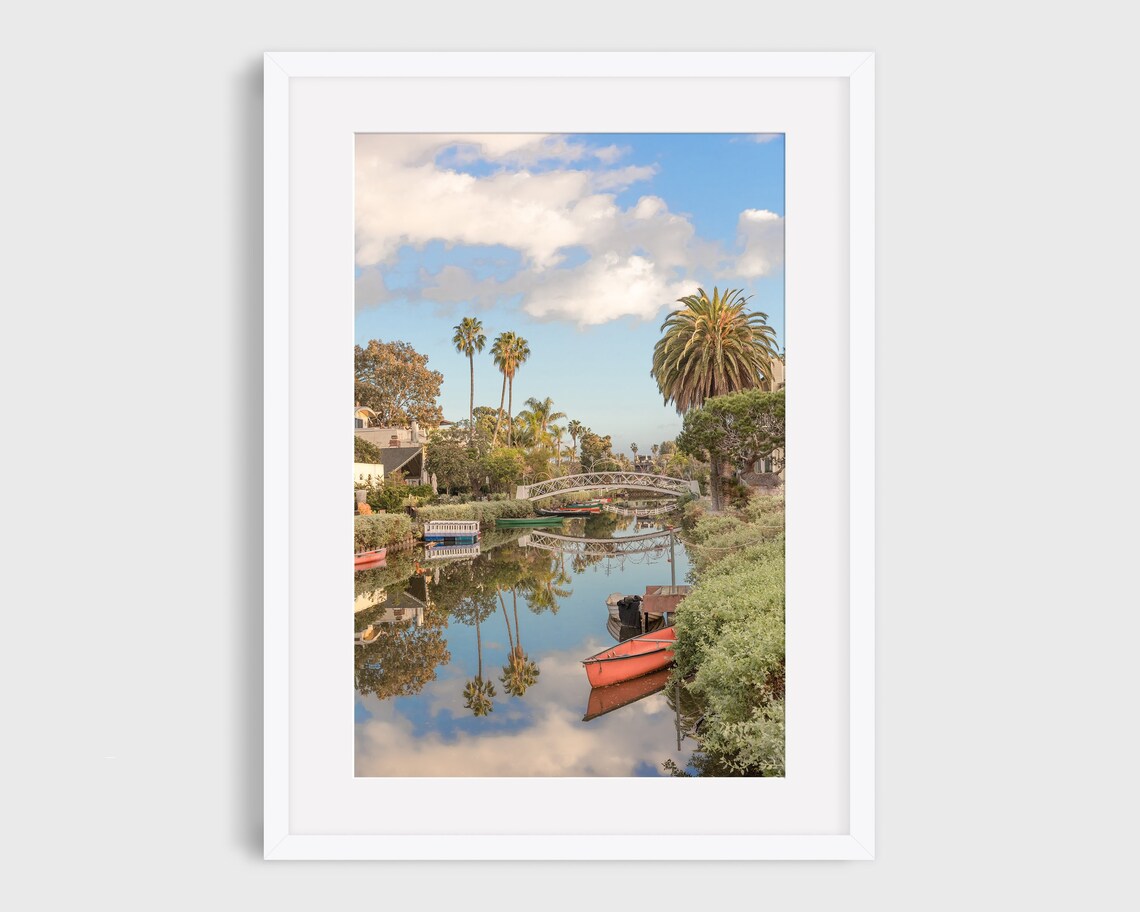 Venice Canals Photo, Venice California Travel Poster
