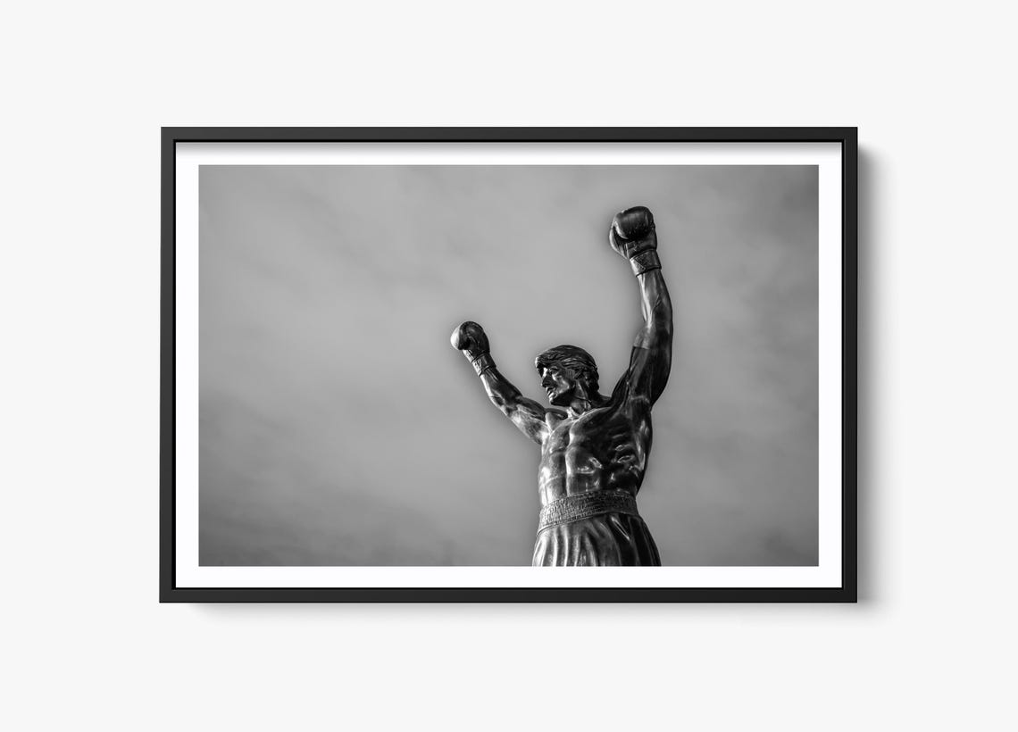 Philadelphia Rocky Statue Photography, Fine Art Print