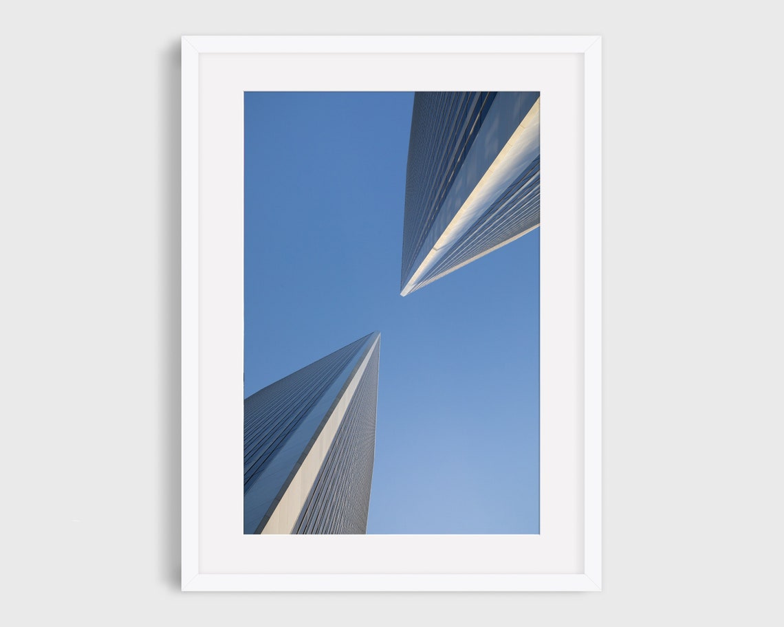 Los Angeles Geometric Art, Modern Architecture Print