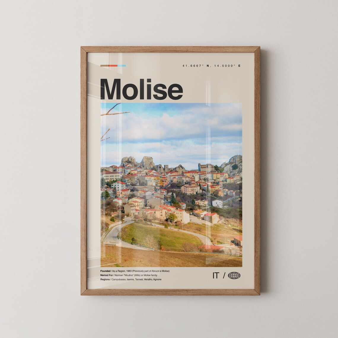 Molise Print Wall Art Poster Photo Dcor Map France