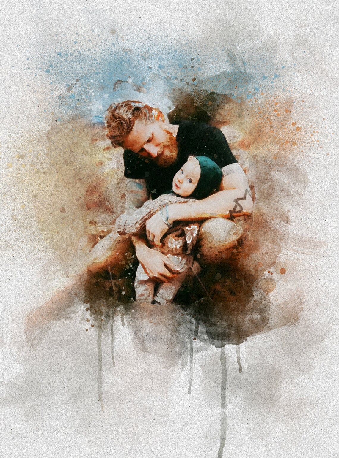 Personalized Father's Day Gift for Dad, Art Print - Image 3