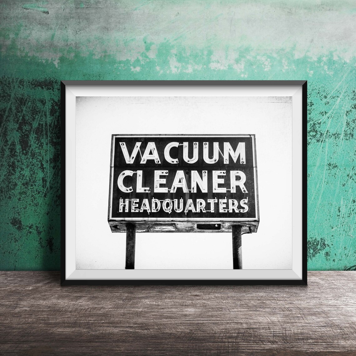 Vacuum Cleaner Headquarters Vintage Holland Michigan Poster - Image 2