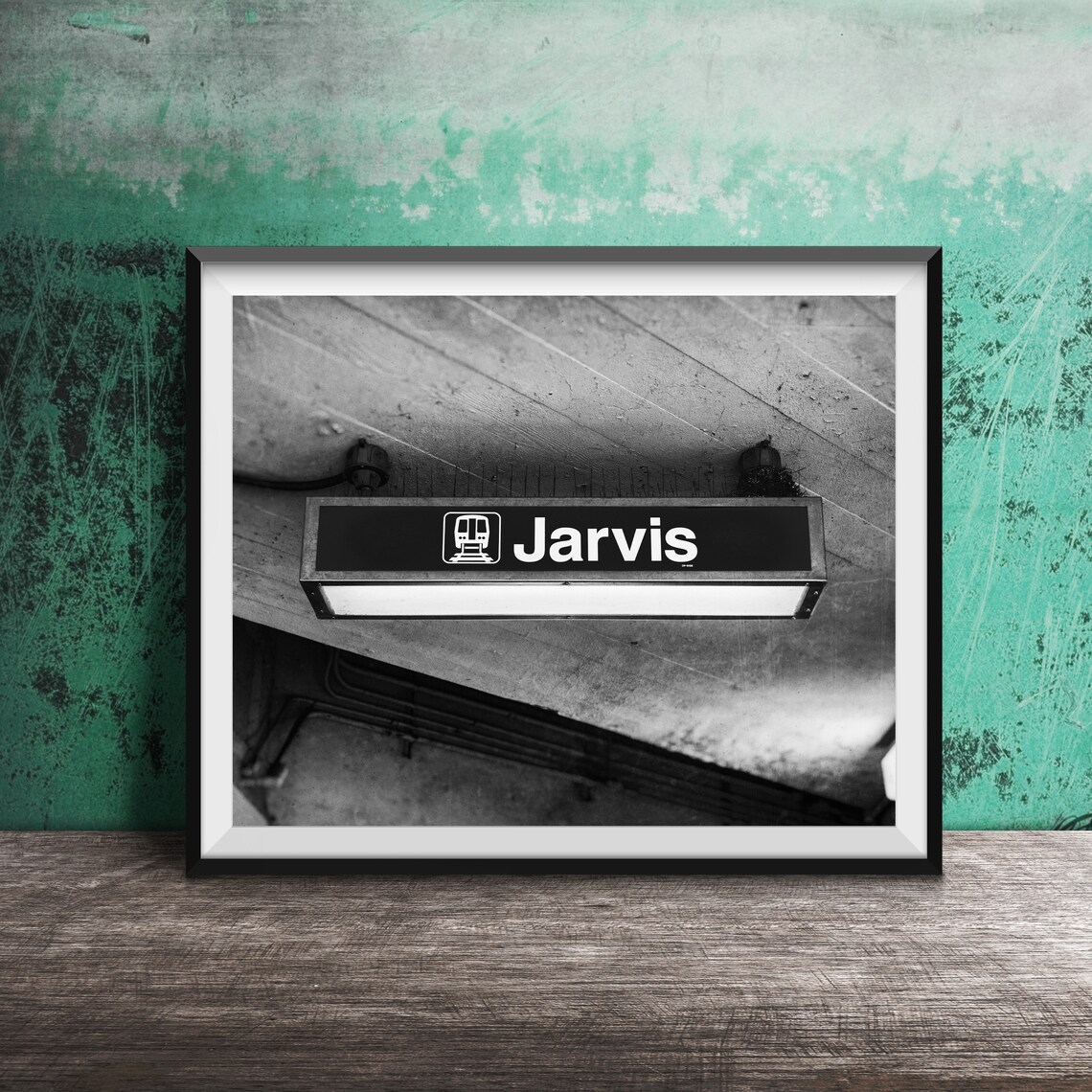Jarvis CTA Red Line Station Sign Rogers Park Chicago El Poster - Image 2