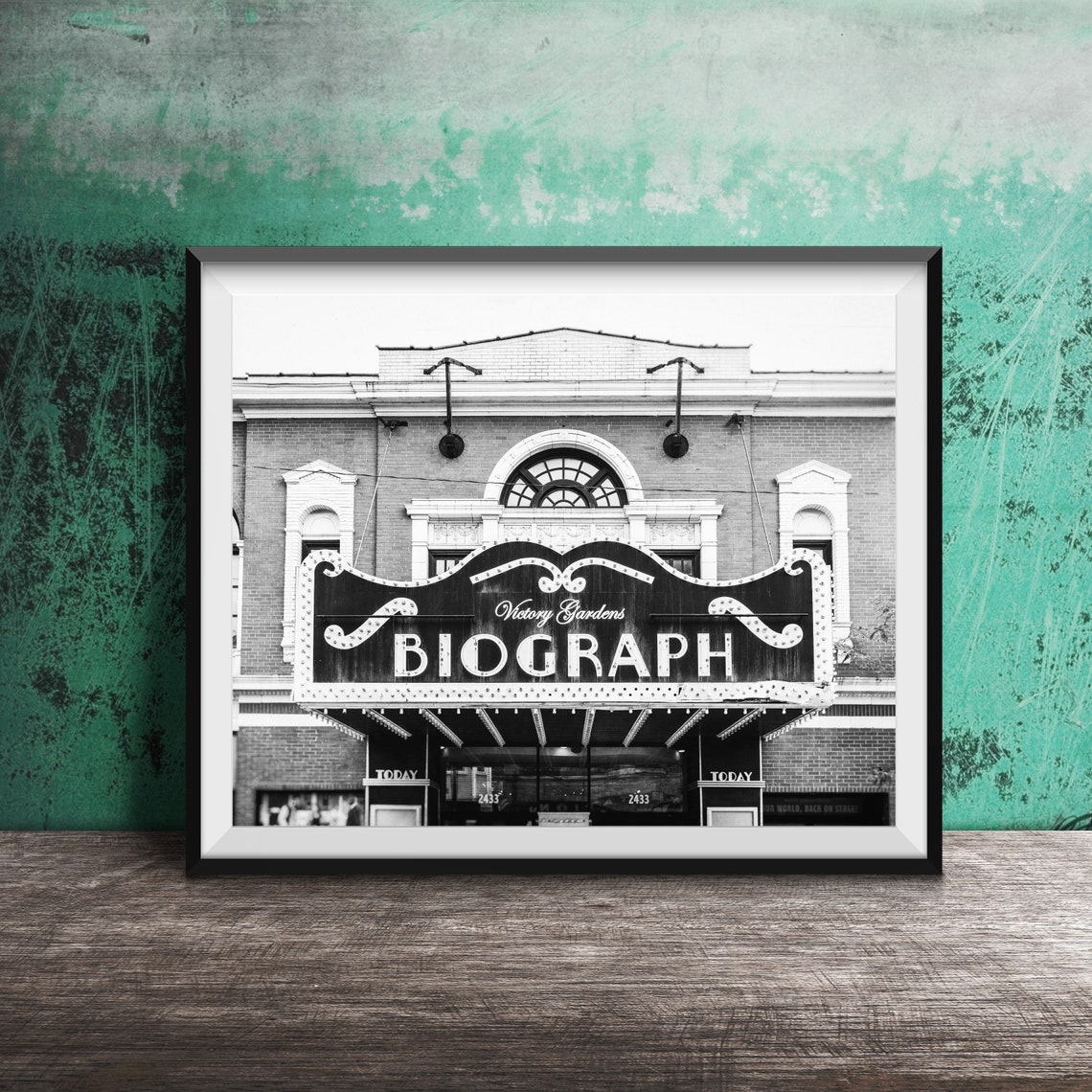 Biograph Theater Victory Gardens Marquee Lincoln Park Chicago Poster - Image 2