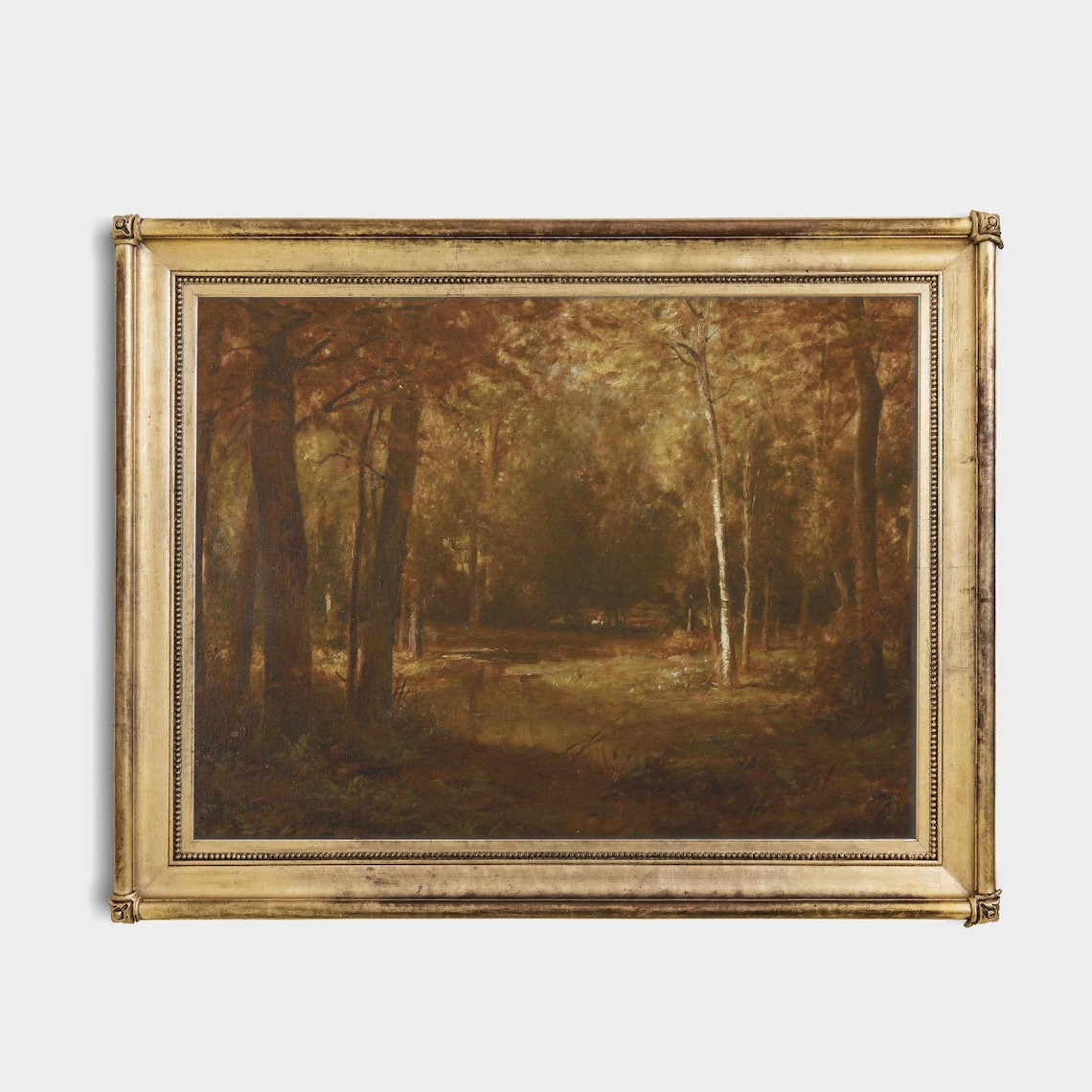 Vintage Fall Landscape Art Print, Rustic Autumn - Image 3