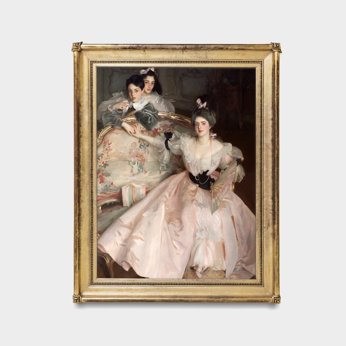 Sargent The Misses Vickers Elegant Classic Portrait Art Poster - Image 3